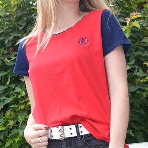 Classic Navy and Red Ralph Lauren Short Sleeve